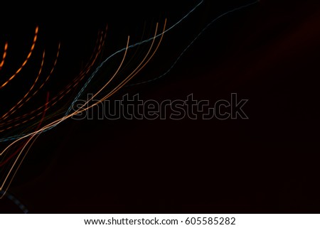 Abstract lines like electrical discharge    