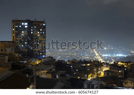 Medellin at night