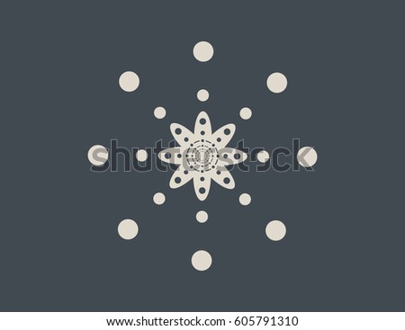 Isolated vector background that consists of gradient circles, forming the pattern. Abstract illustration is well suited for the screen (web, mobile app, video, etc.)