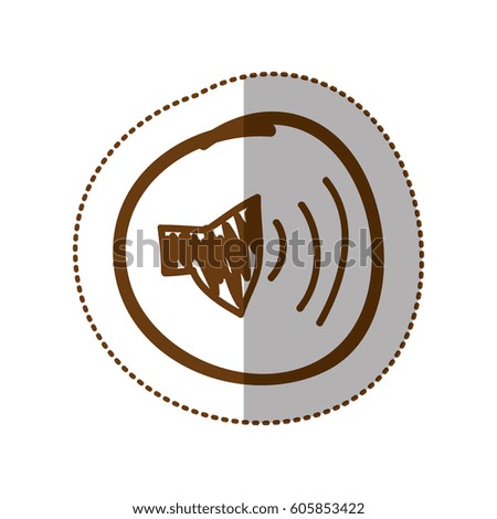 symbol volume technology icon, vector illustration design
