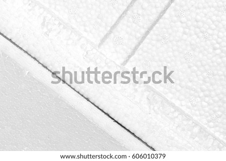 Blurred white foam texture background. 