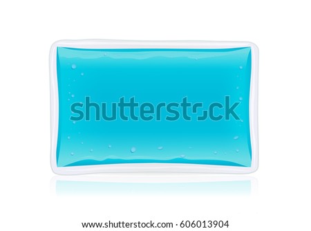 Cold pack gel isolated on white background. Illustration about first aid equipment.
 Royalty-Free Stock Photo #606013904