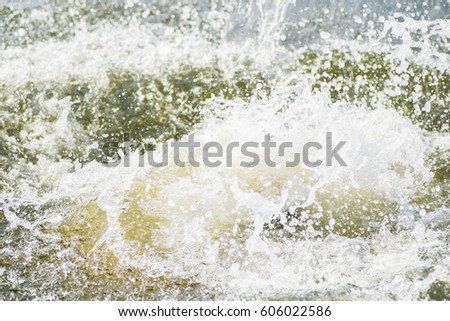 abstract splash Brackish water