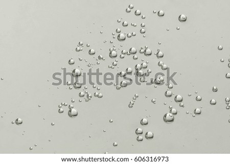 Beautiful light air bubbles soars over a blurred background