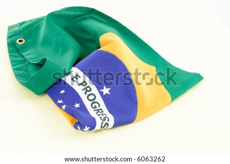 Photo of Brazil Republic National flag .
