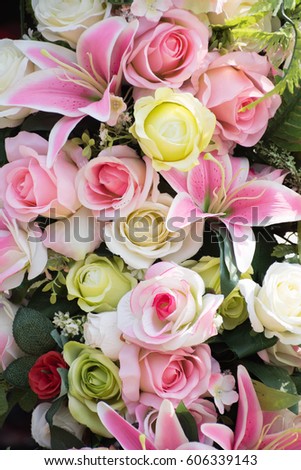 flower bouquet background
