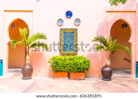 beautiful architecture in morocco style