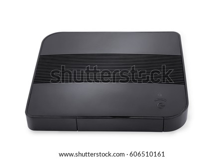 Small noname nettop computer. Isolated on white with clipping path