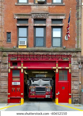 Fire Station in Manhattan Royalty-Free Stock Photo #60652150
