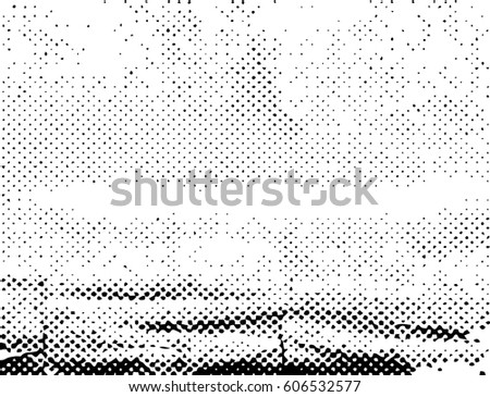Grunge halftone texture vector background template