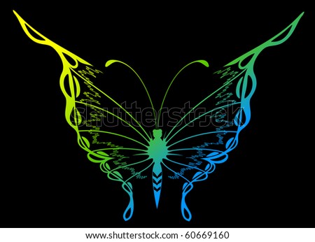 Vector beautiful butterfly