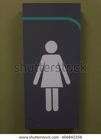 Bathroom symbol.