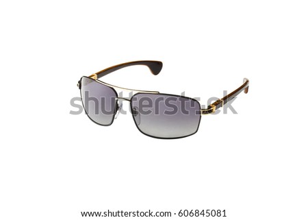 Original sunglasses isolated on white