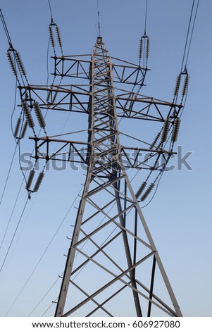 High voltage electric support