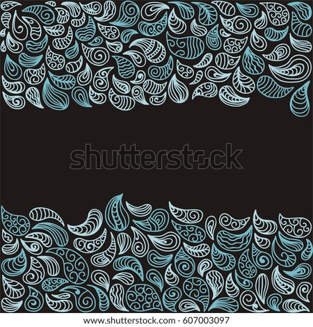 Beautiful nature background of water drops. Vector illustration.