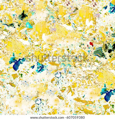 Yellow stains paint
