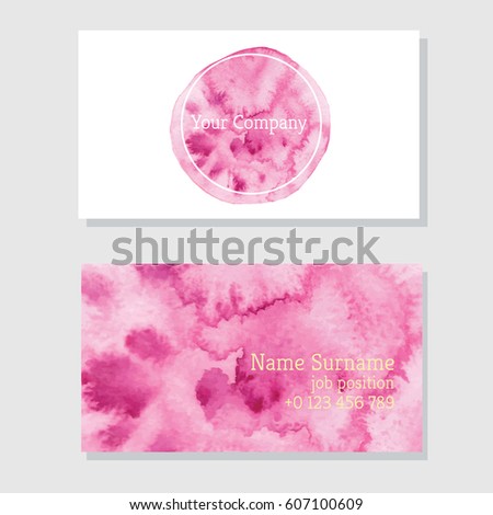 Art of watercolor stains of paint on watercolor paper. Grunge abstract vector background