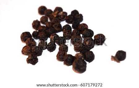 Black pepper - Stock image
