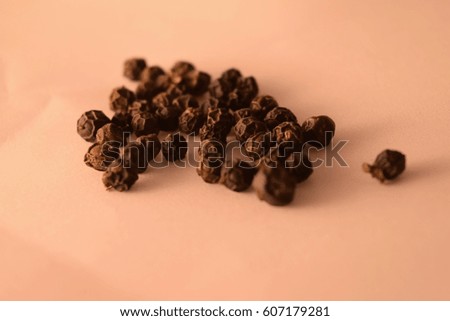 Black pepper - Stock image