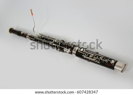 Classical bassoon Royalty-Free Stock Photo #607428347