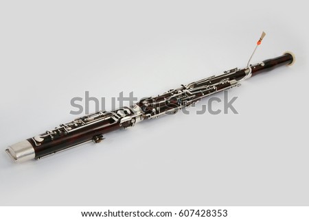 Classical bassoon Royalty-Free Stock Photo #607428353