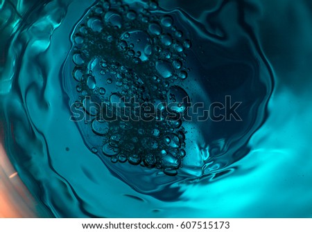 moving ink in water spiral abstract