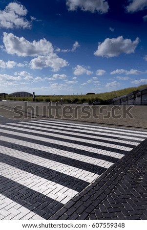 Zebra crossing in Katwijk