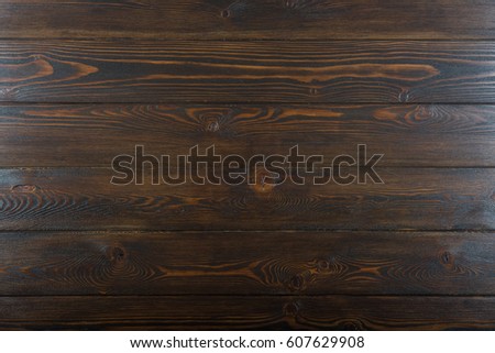 Textured background. Dark boards. Wood (Wooden floor texture) Royalty-Free Stock Photo #607629908