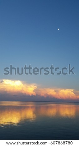 Sunset over Tampa Bay, Florida