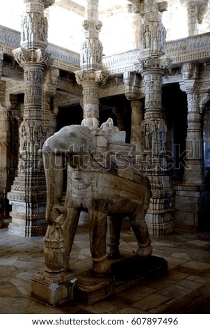 Indian Temples, Ranakpur, Rajasthan