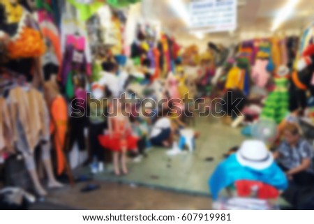 blurred photo, Blurry image,Fabric and 
Clothing store,background