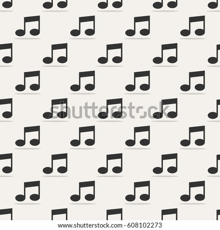 Vector background of music notes.