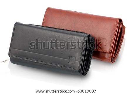 Ladies Black & Brown Wallet