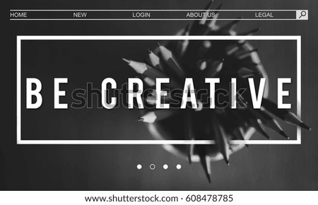 Creativity Inspire MinimalisticIdea Graphic Word