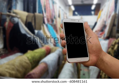 blurred photo, Blurry image,Fabric and 
Clothing store,background