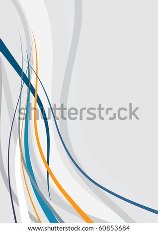 Abstract lines on grey background