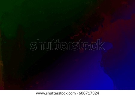 Multi colour Fancy Dream Cloud of ink under with black background,Ink swirling in water,Colorful ink in water abstraction.
