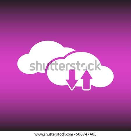 loading cloud web icon
