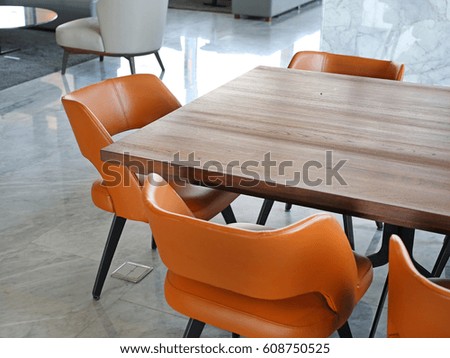 office table and chair