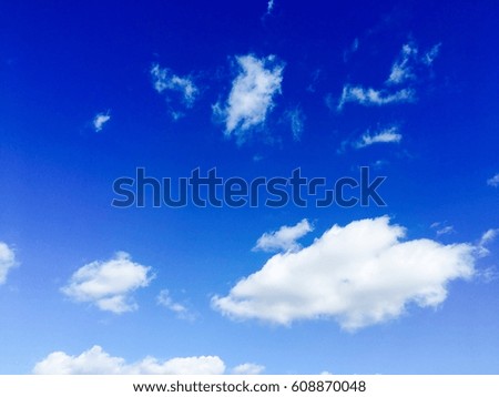 Clouds.Blue sky.Sky.