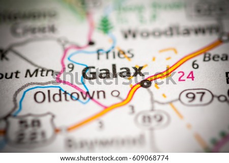 Galax. Virginia. USA Royalty-Free Stock Photo #609068774