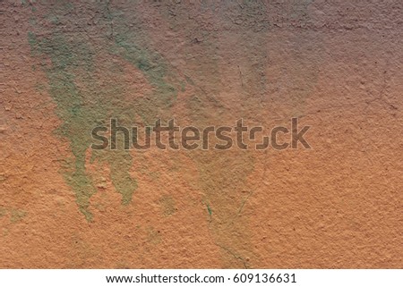 Multishaded textured of orange wall