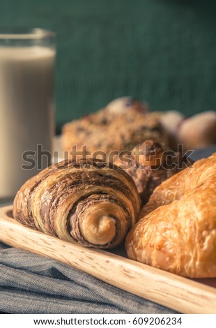 bakery concept with depth of field technic