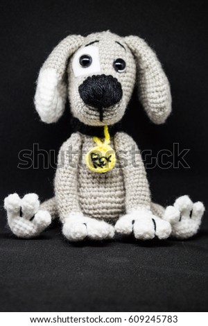 Crochet dog REX 