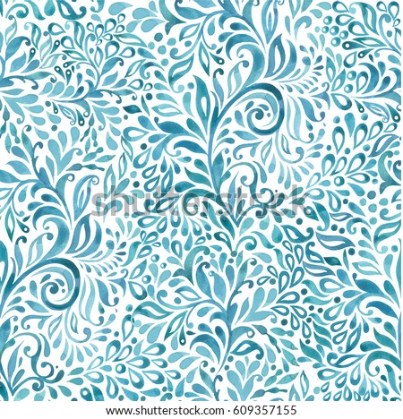 Abstract sea waves background. Ethnic seamless pattern ornament. Vector pattern. 
Ocean.