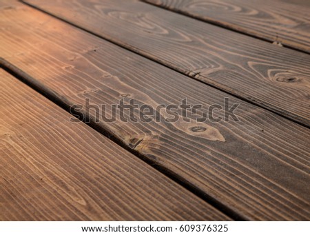 Diagonal lines of laminated wood floor