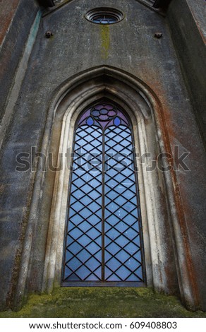 Window of an old chapel