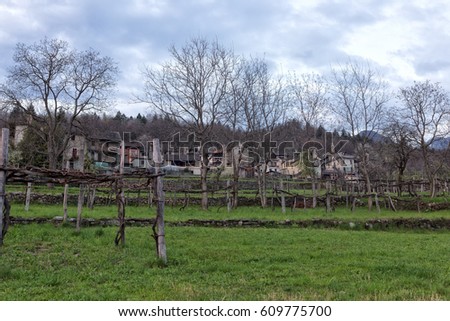 Medieval village of Oro. City of Montecrestese, province of Verbano-Cusio-Ossola-Piedmont- Italy