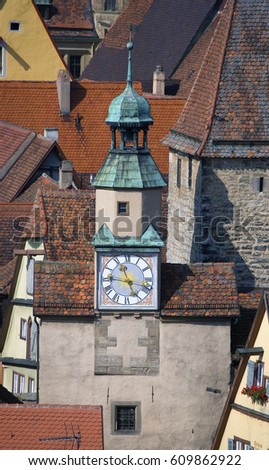 Clock Tower, Rothenburg ob der Tauber