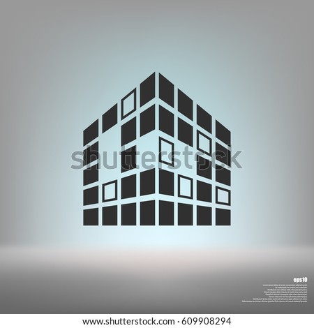 Buildings icon for company